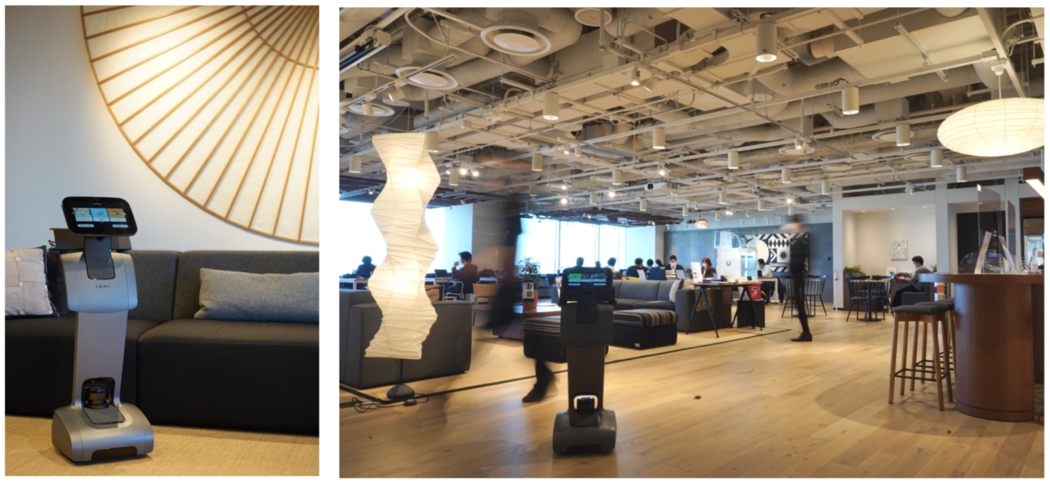 WeWork Japan、 JR東日本情報システムとAIロボット「temi」の共同実証実験を開始